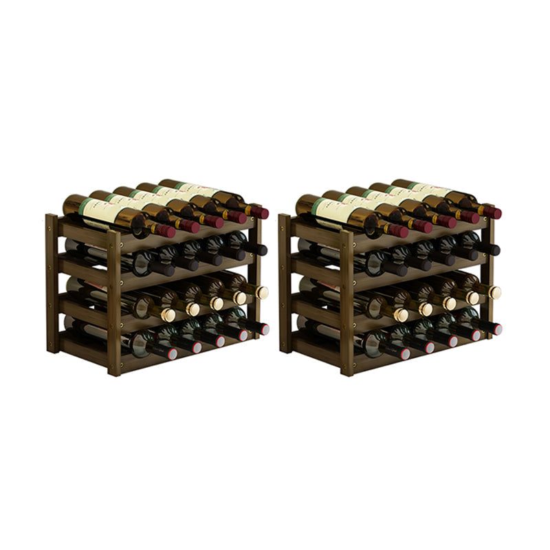 Modern Modern Wine Rack-fles tafel van het midden van de eeuw
