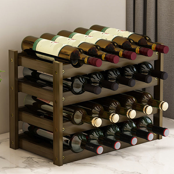 Modern Modern Wine Rack-fles tafel van het midden van de eeuw