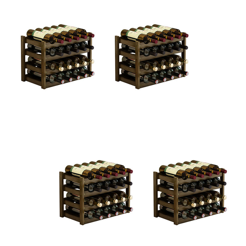Modern Modern Wine Rack-fles tafel van het midden van de eeuw