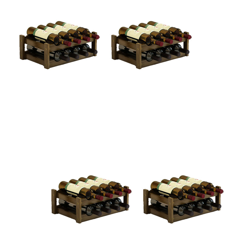 Modern Modern Wine Rack-fles tafel van het midden van de eeuw