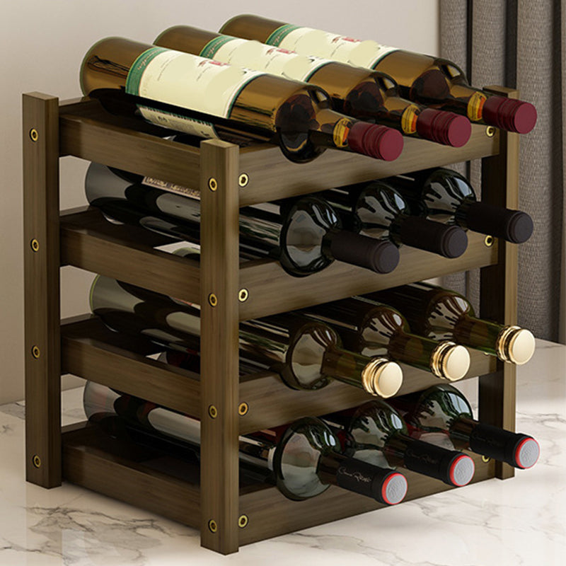 Modern Modern Wine Rack-fles tafel van het midden van de eeuw