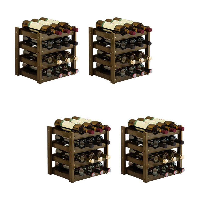 Modern Modern Wine Rack-fles tafel van het midden van de eeuw