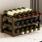 Modern Modern Wine Rack-fles tafel van het midden van de eeuw