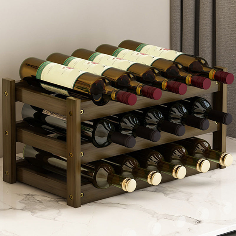 Modern Modern Wine Rack-fles tafel van het midden van de eeuw