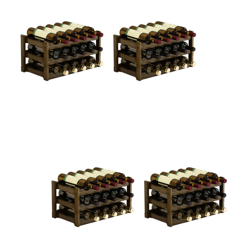 Modern Modern Wine Rack-fles tafel van het midden van de eeuw