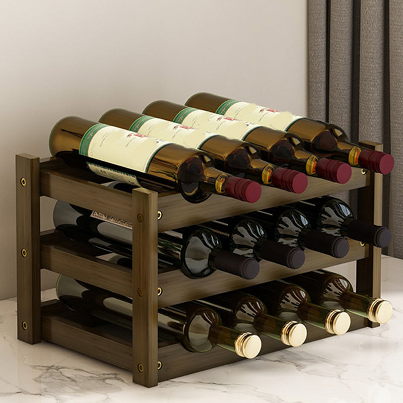 Modern Modern Wine Rack-fles tafel van het midden van de eeuw