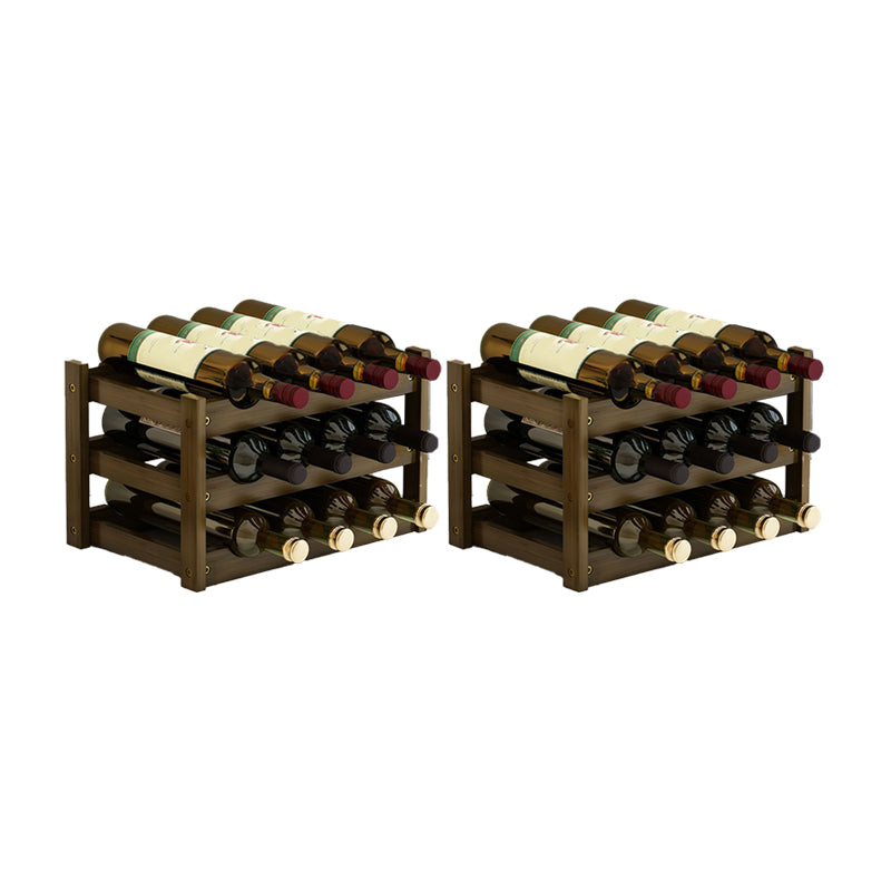 Modern Modern Wine Rack-fles tafel van het midden van de eeuw