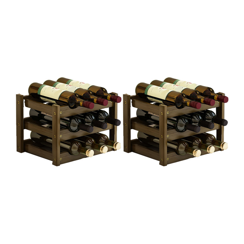 Modern Modern Wine Rack-fles tafel van het midden van de eeuw
