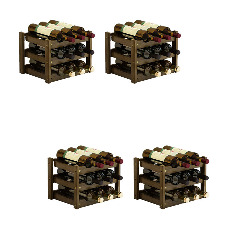 Modern Modern Wine Rack-fles tafel van het midden van de eeuw
