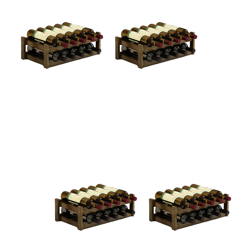 Modern Modern Wine Rack-fles tafel van het midden van de eeuw