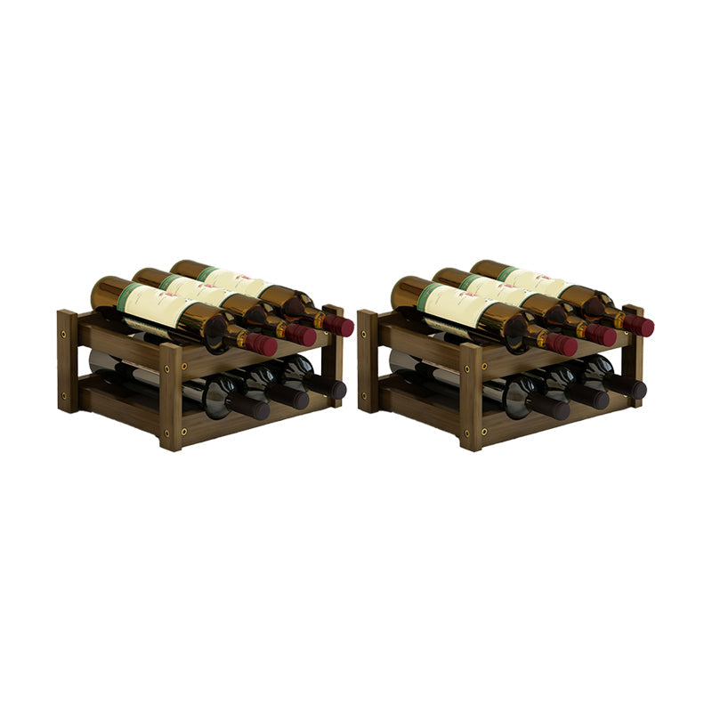 Modern Modern Wine Rack-fles tafel van het midden van de eeuw