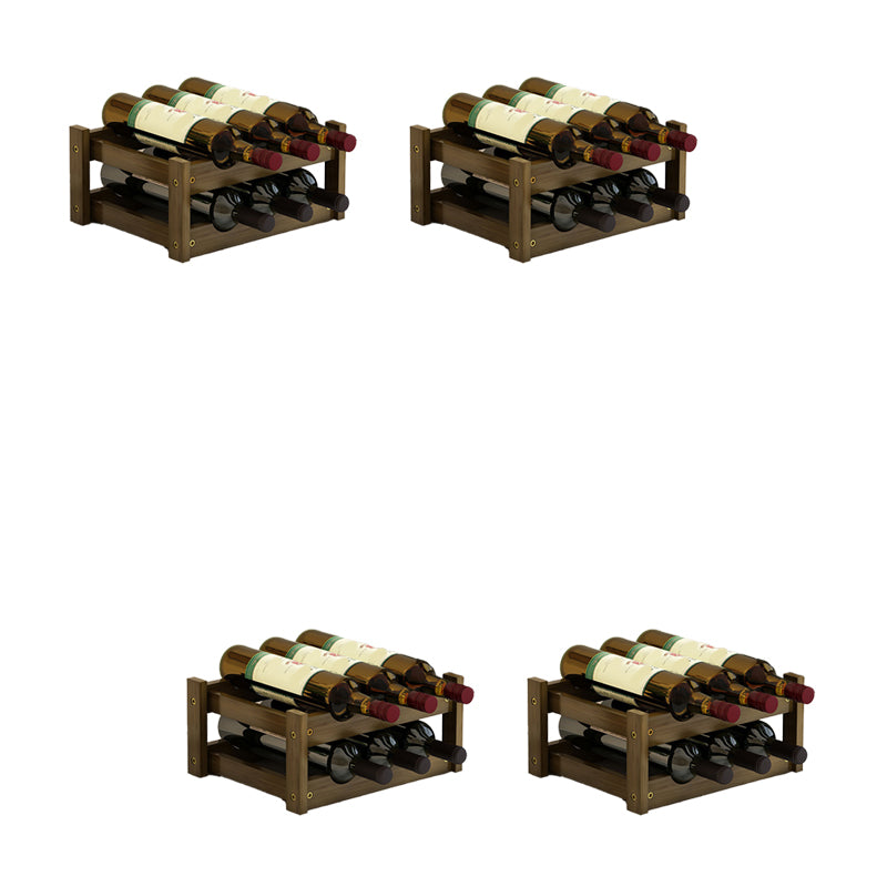 Modern Modern Wine Rack-fles tafel van het midden van de eeuw