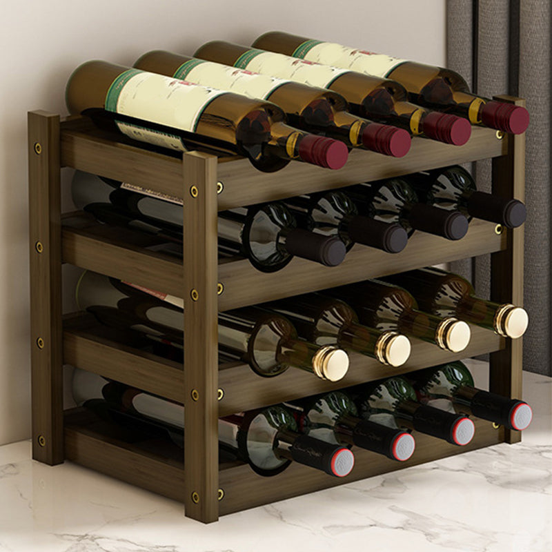 Modern Modern Wine Rack-fles tafel van het midden van de eeuw