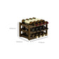 Modern Modern Wine Rack-fles tafel van het midden van de eeuw