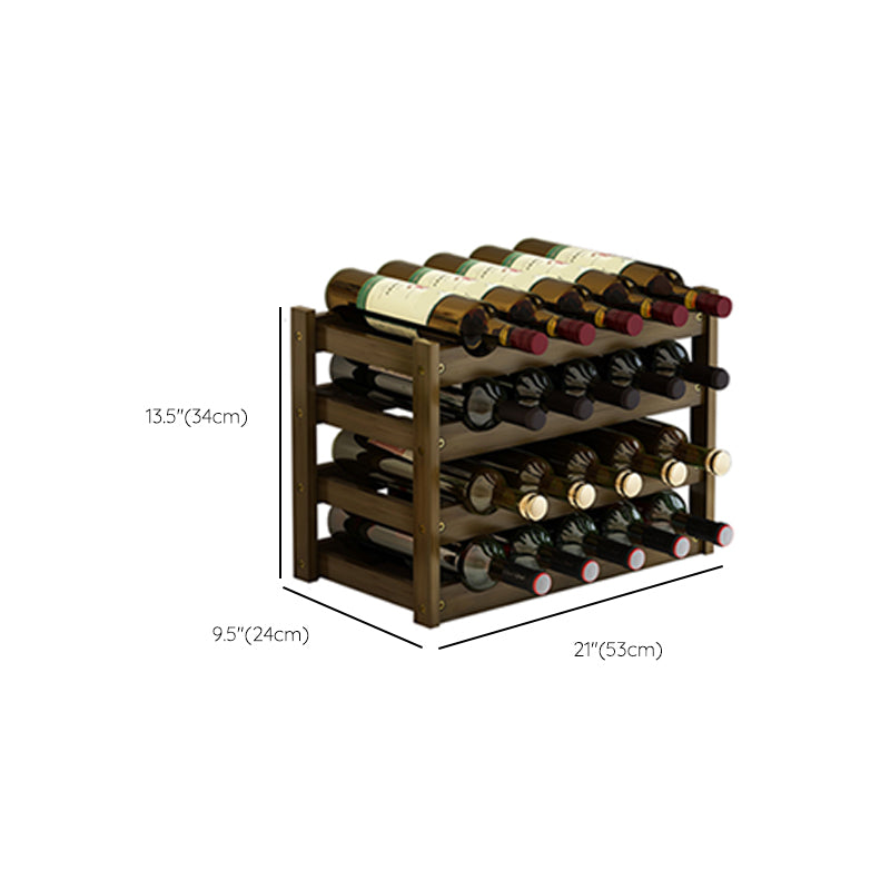 Modern Modern Wine Rack-fles tafel van het midden van de eeuw