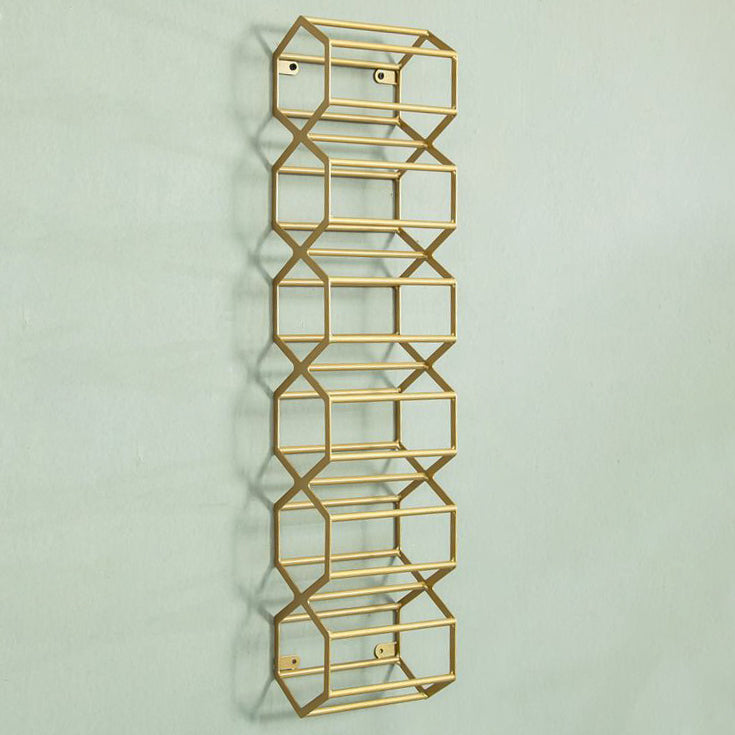 Porta bottiglia industriale a bottiglia per bottiglie di vino montata in metallo