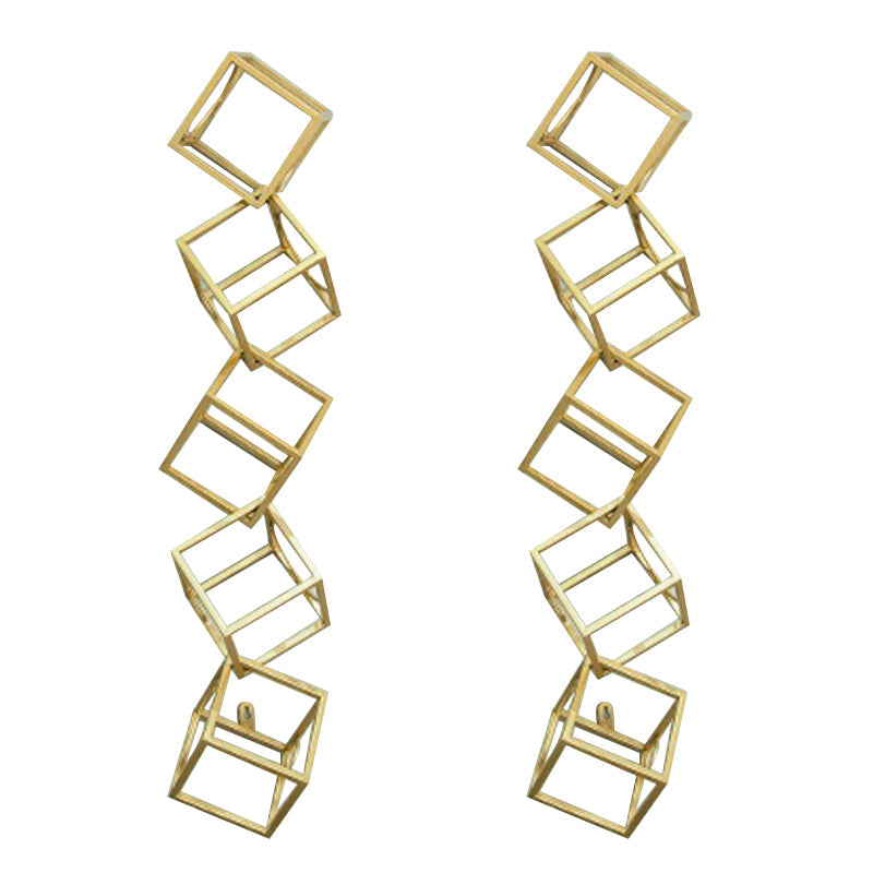 Rack de bouteille à vin mural en métal