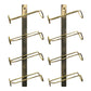 Metal Wall Mounted Wine Bottle Rack Industrial Bottle Holder