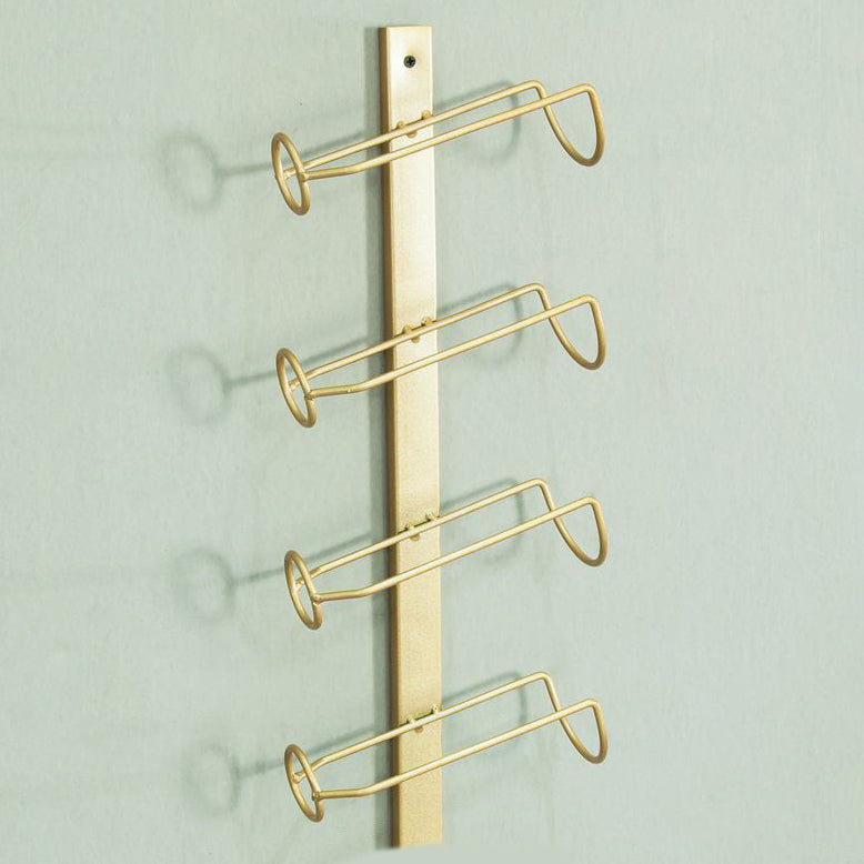 Porta bottiglia industriale a bottiglia per bottiglie di vino montata in metallo