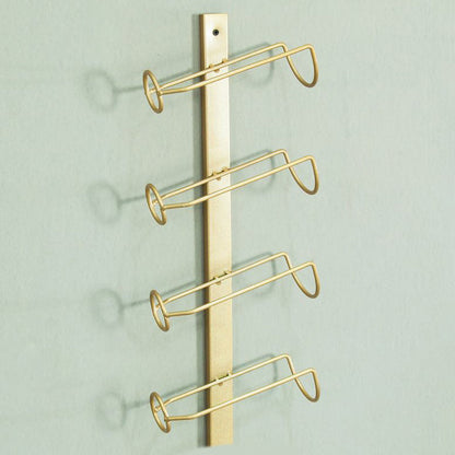 Rack de bouteille à vin mural en métal