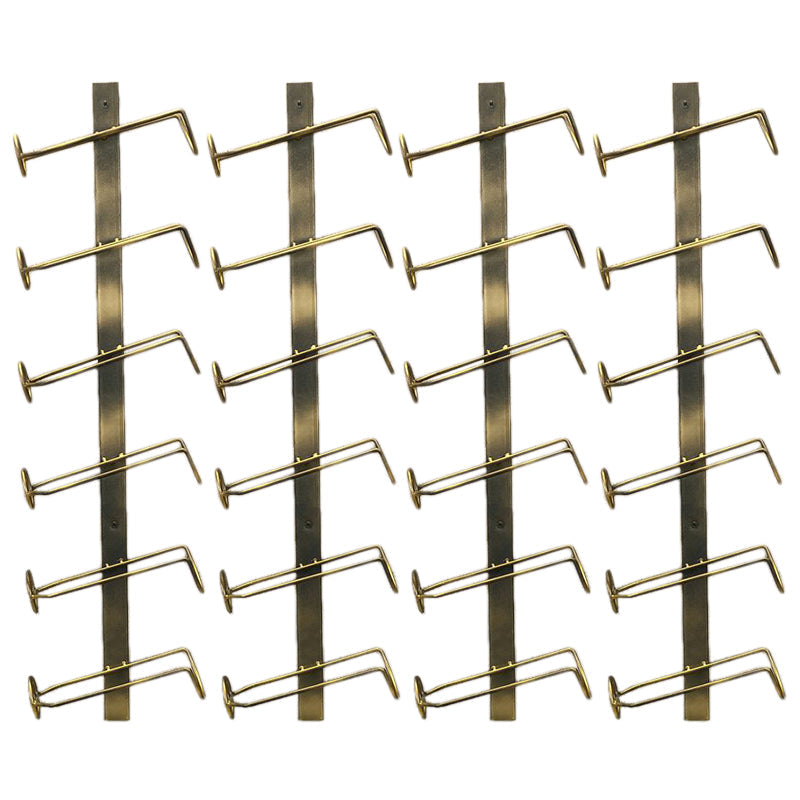 Porta bottiglia industriale a bottiglia per bottiglie di vino montata in metallo