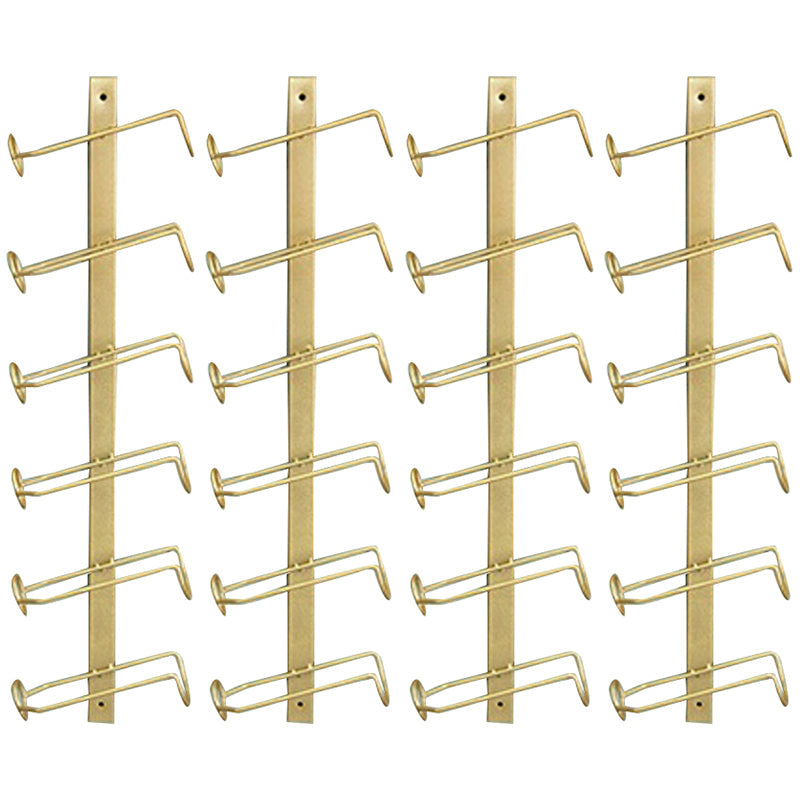 Porta bottiglia industriale a bottiglia per bottiglie di vino montata in metallo