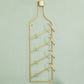 Metal Wall Mounted Wine Bottle Rack Industrial Bottle Holder