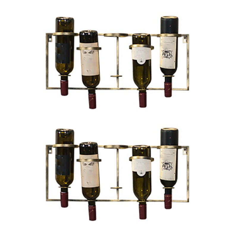 Porta bottiglia industriale a bottiglia per bottiglie di vino montata in metallo