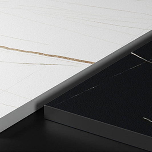 Nordic 1/5/7 Pieces Dining Set Rectangle Stone Dining Table for Cafe Dining Room