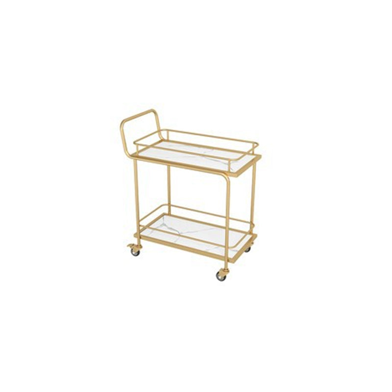 Rolling Contemporary Prep Table Metal Prep Table for Kitchen Use Rectangle 2 White Clearhalo 'furn' 'furn_kitchen_islands_carts' 'Furniture' 'Kitchen & Dining Furniture' 'Kitchen Islands & Carts' 'kitchen_islands_carts' 6382697