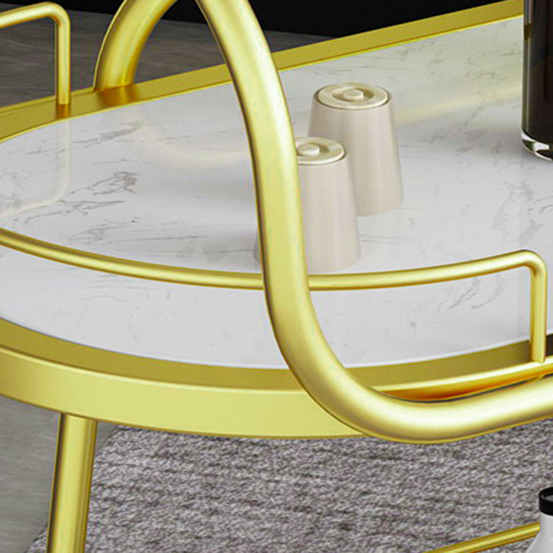 Rolling Contemporary Prep Table Metal Prep Table for Kitchen Use Clearhalo 'furn' 'furn_kitchen_islands_carts' 'Furniture' 'Kitchen & Dining Furniture' 'Kitchen Islands & Carts' 'kitchen_islands_carts' 6382704