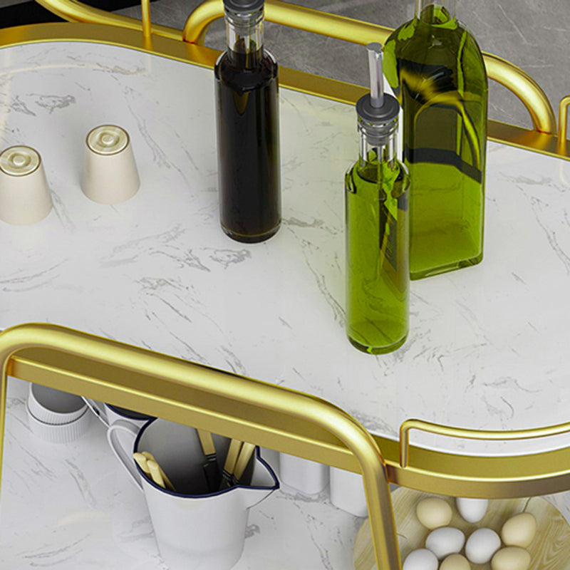 Rolling Contemporary Prep Table Metal Prep Table for Kitchen Use Clearhalo 'furn' 'furn_kitchen_islands_carts' 'Furniture' 'Kitchen & Dining Furniture' 'Kitchen Islands & Carts' 'kitchen_islands_carts' 6382705