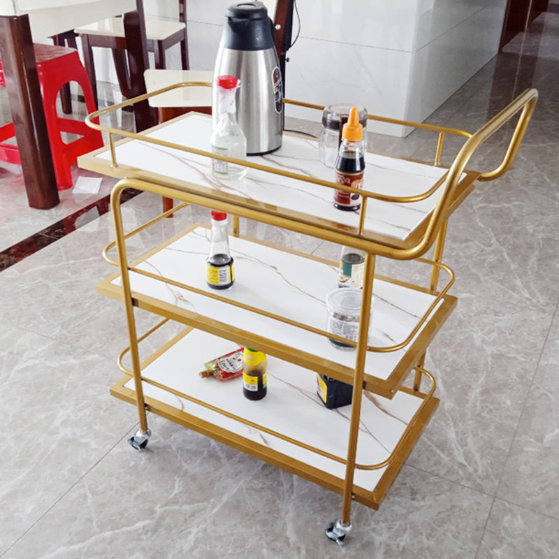 Rolling Contemporary Prep Table Metal Prep Table for Kitchen Use Clearhalo 'furn' 'furn_kitchen_islands_carts' 'Furniture' 'Kitchen & Dining Furniture' 'Kitchen Islands & Carts' 'kitchen_islands_carts' 6382706