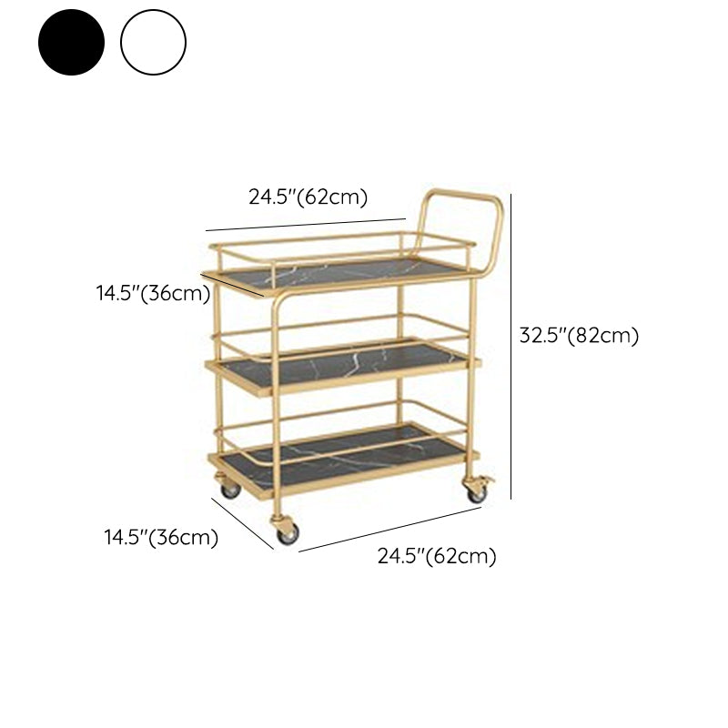 Rolling Contemporary Prep Table Metal Prep Table for Kitchen Use Clearhalo 'furn' 'furn_kitchen_islands_carts' 'Furniture' 'Kitchen & Dining Furniture' 'Kitchen Islands & Carts' 'kitchen_islands_carts' 6382712