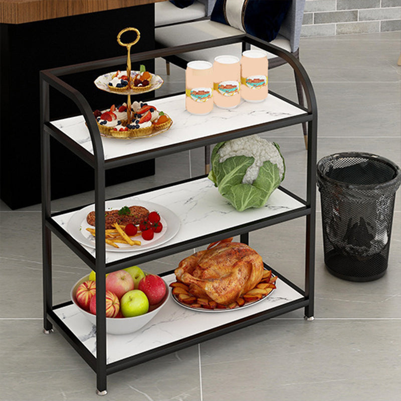 Rolling Contemporary Prep Table Metal Prep Table for Home Use Clearhalo 'furn' 'furn_kitchen_islands_carts' 'Furniture' 'Kitchen & Dining Furniture' 'Kitchen Islands & Carts' 'kitchen_islands_carts' 6382724