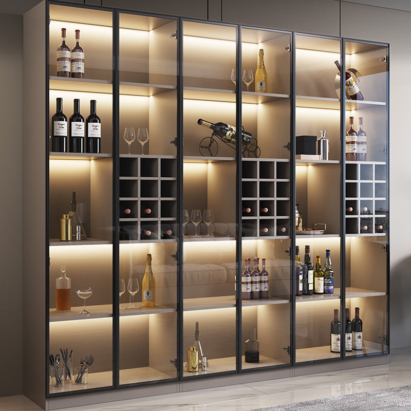 ESPETTAMENTO DI LEGNO CONTEMPOURANO PERSOGLIO DI VETRO VISUALIZZAZIONE CONTENE