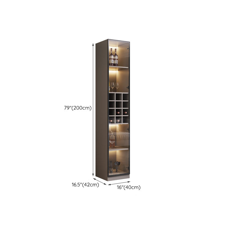 ESPETTAMENTO DI LEGNO CONTEMPOURANO PERSOGLIO DI VETRO VISUALIZZAZIONE CONTENE