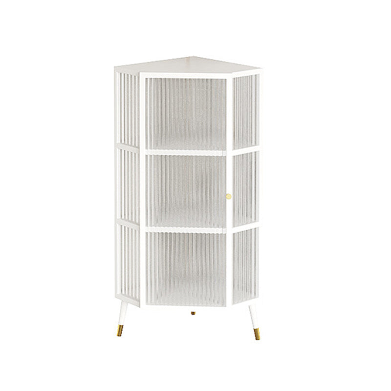 Curio Curio Curio Armadio unità in metallo Porte in vetro Armadio a buffet per soggiorno