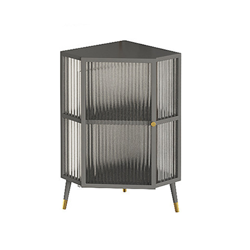 Curio Curio Curio Armadio unità in metallo Porte in vetro Armadio a buffet per soggiorno