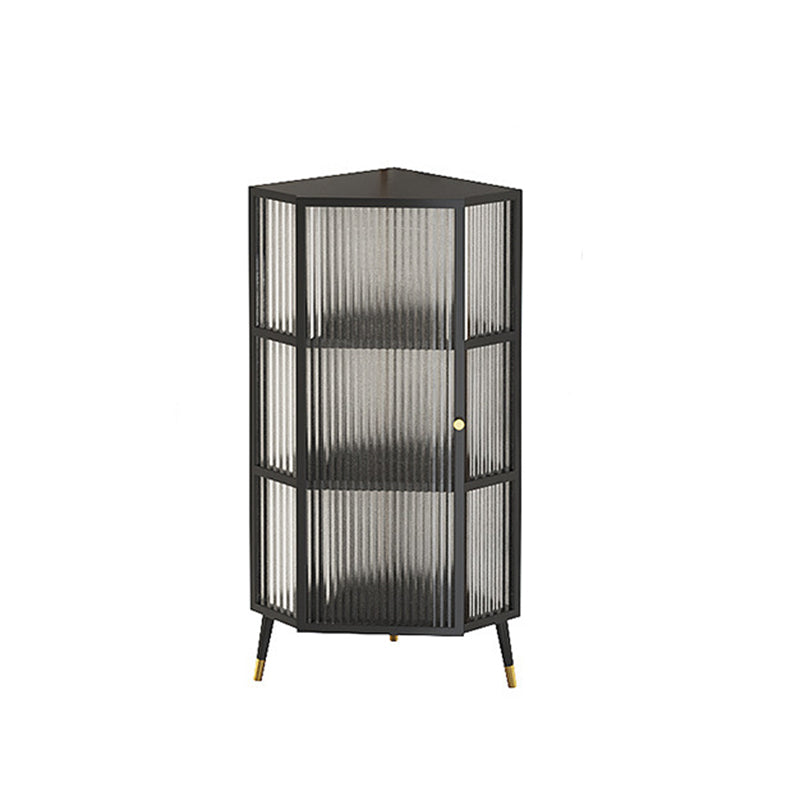 Curio Curio Curio Armadio unità in metallo Porte in vetro Armadio a buffet per soggiorno