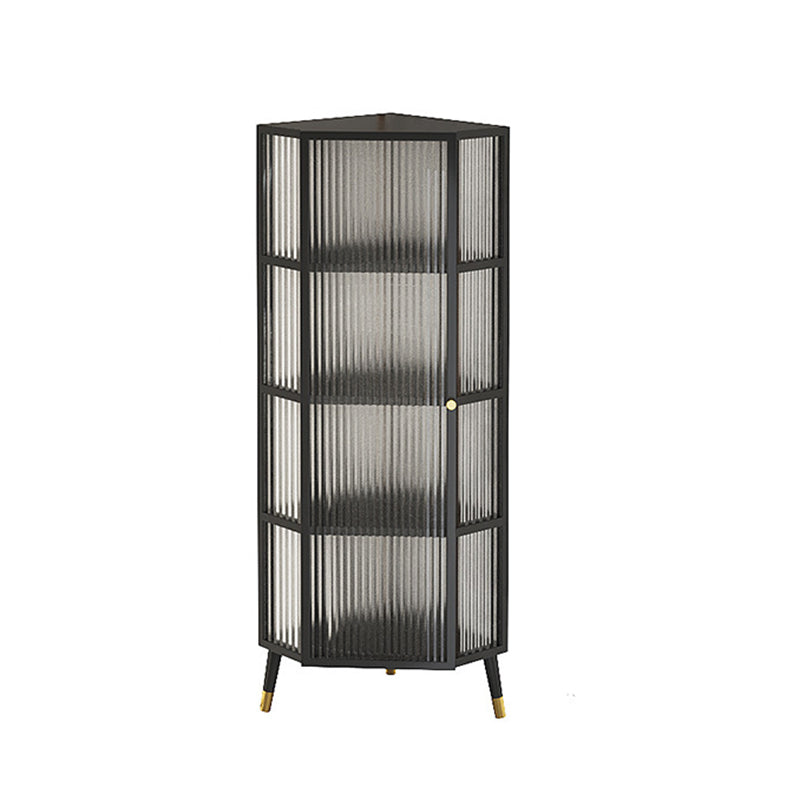 Curio Curio Curio Armadio unità in metallo Porte in vetro Armadio a buffet per soggiorno