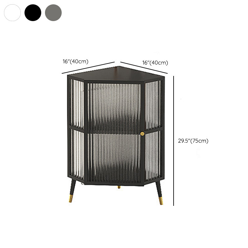 Curio Curio Curio Armadio unità in metallo Porte in vetro Armadio a buffet per soggiorno