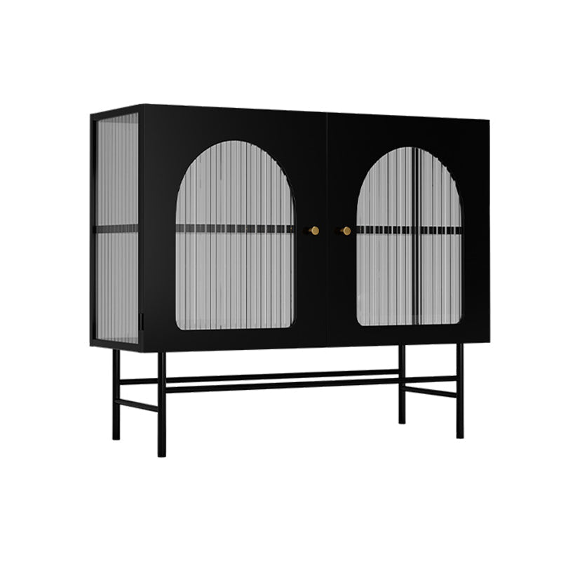 Mobile moderno mobile da 35 "h vetri armadio a buffet per sala da pranzo