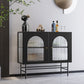 Moderner Aufbewahrungsschrank 35 "H Glassetür Display -Buffetschrank für Esszimmer