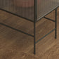 Modern Storage Cabinet 35" Glass Door Display Buffet Cabinet for Dining Room