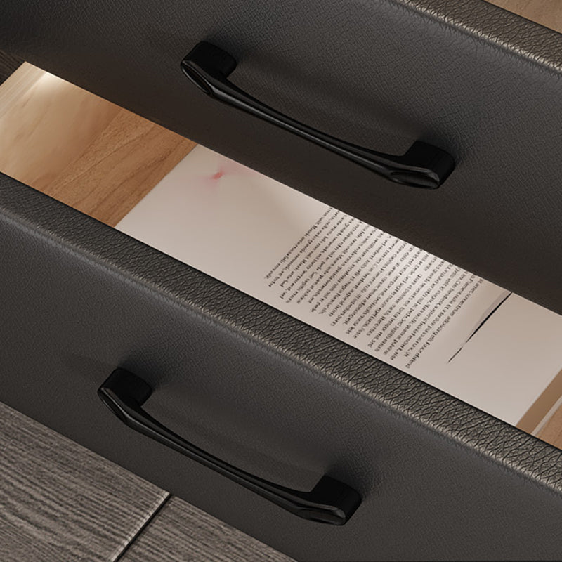 Mesa nocturna contemporánea gabinete de noche contemporáneo con 2 cajones