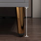 2 Drawers Bedside Cabinet Glam Legs Included Nightstand ,18.1" Tall Clearhalo 'Bedroom Furniture' 'furn' 'furn_night_stand' 'Furniture' 'night_stand' 'Nightstands' 6383455