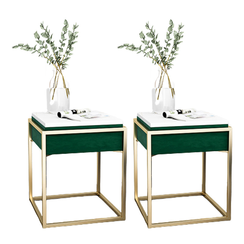 Accento di pietra comodino comodino contemporaneo mobile per camera da letto