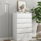 Contemporary Storage Chest Dresser Manufactured Wood Storage Chest