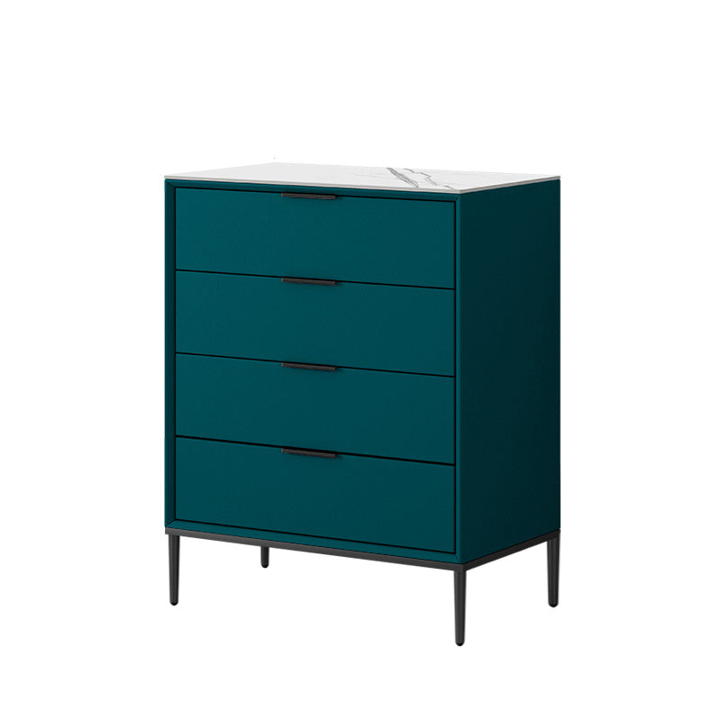 Camera da letto contemporanea in pietra con cassettiera larga 15,7 pollici con cassetti